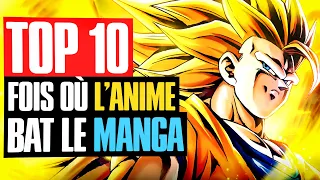 10 FOIS OÙ L'ANIME A PEUT-ÊTRE SURPASSÉ LE MANGA... (DRAGON BALL/Z) - #DBTop 36