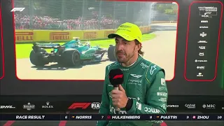 Fernando Alonso's SHOCKING Post-Race Interview! #F1 #AUSGP - Australian Grand Prix 2023