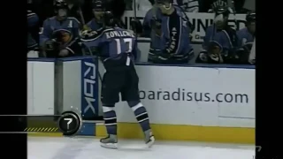 Ilya Kovalchuk scares his teammates from Thrashers (2006)