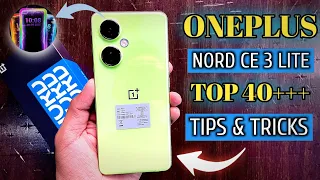 OnePlus Nord CE 3 Lite 5G Top 40++ Tips & Tricks | Nord CE 3 Lite Hidden Features | CE 3 Lite 5G