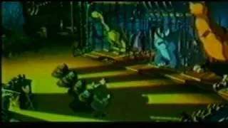 We're Back! A Dinosaur Story Infamous cut "Cage" scene