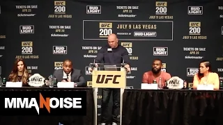 UFC 200 Full Press Conference w/ Jon Jones, Miesha Tate - MMA Noise