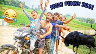 Must Watch New Spacial Funny Video 2022 🤪 Superhit Comedy video Try To Not Laugh Episode 6 By dd Fun