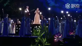 (Fancam#2) DIMASH & WANG-LI 《YOU AND ME》CCTV MID-AUTUMN FESTIVAL