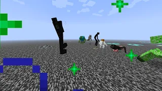 Endersent vs Mutant beasts  1 vs 1  Mob Battle  Minecraft