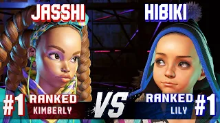 SF6 ▰ JASSHI (#1 Ranked Kimberly) vs HIBIKI (#1 Ranked Lily) ▰ Ranked Matches