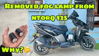 NTORQ 125 Se Fog Lamp Remove Kar Diye 😮 || RIDE WITH PANTHER ||