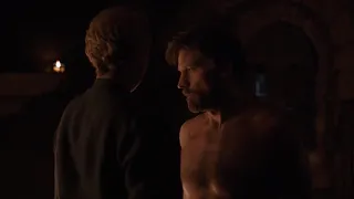 Love Scene between Jaime & Brienne || GOT S08E04 || Jaime knights Brienne|| Love making scene