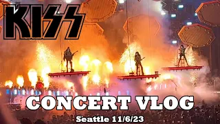 KISS End of the Road Tour | Concert Vlog | Seattle 11/6/23