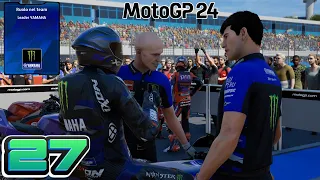 MotoGP 24 | CARRIERA stagione 3 | MOTOGP I.A adattiva | JEREZ diventare prima guida yamaha | 27