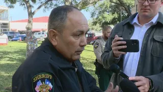 Uvalde County Sheriff avoids questions about his response to the Robb Elementary shooting