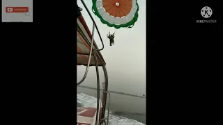 Goa beach parachute ride