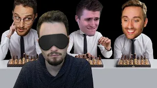 Can 3 Streamers Beat 1 Blindfolded Master?
