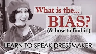 What is the bias? How to find the bias grain in fabric? Learn Sewing Terminology