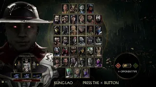 Mortal Kombat 11 all fighters