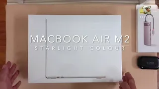 Unboxing 2.0 Starlight MacBook Air M2