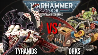 Tyranids Vs Orks - Warhammer 40k 10th Edition!