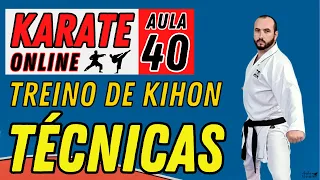 KARATE ONLINE | AULA 40 | TREINO DE TÉCNICAS  [ KIHON ]