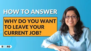 Why do you want to leave your current job? | Mock Job Interview | Questions + Feedback