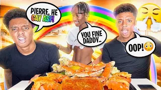 Having My Gay BESTFRIEND Flirt With My Straight Brother 😈 *HE SNAPPED* | SeaFoodBoil