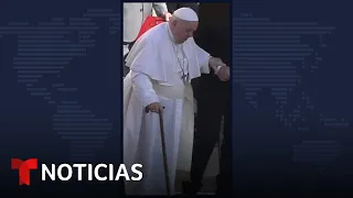 El video del papa Francisco con bastón y problemas para caminar que preocupan de nuevo a sus fieles