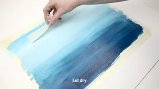 How to paint water ripples with acrylic paint