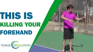 This is KILLING Your forehand (BIG MISTAKE!) | TENNIS FOREHAND