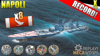 Napoli 8 Kills & 199k Damage | World of Warships Gameplay 4k