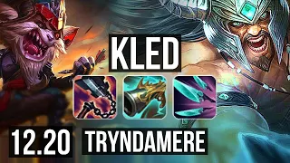 KLED vs TRYNDA (TOP) | 8 solo kills, 1.0M mastery, 300+ games | EUW Master | 12.20