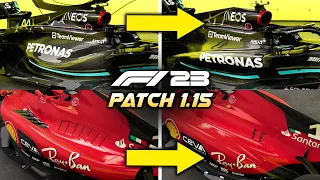 MAJOR UPDATE FOR F1 23 GAME! NEW CAR MODELS, F2 2023 DLC & MY TEAM ICONS IN SPORTS UPDATE PATCH 1.15