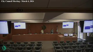 City Council Meeting - March 18, 2024