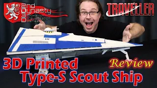 3D Printed Traveller Scout Ship - Review