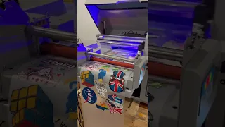 Печать с рулона на гибридном УФ принтере ( UV hybrid printer, flatbed + roll to roll ).