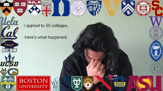 I applied to 55 colleges. Here's what happened. | COLLEGE DECISION REACTIONS 2021 (bs/md, ivy, usc)
