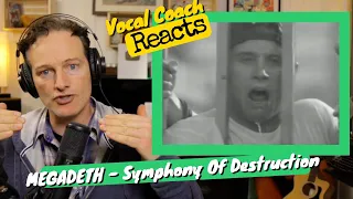 Vocal Coach REACTS - MEGADETH "Symphony Of Destruction"