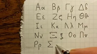 How to write Ancient Greek Alphabet