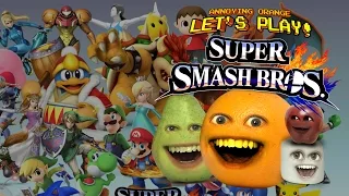 Annoying Orange Let's Play Super Smash Bros. WII U