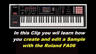 Roland Fa06 - Sampling