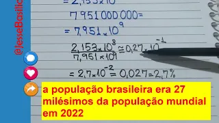 #517 Mais exemplos de Notação Científica