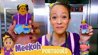 Fábrica de Biscoitos de Gengibre | Olá Meekah! | Amigos do Blippi Brasil | Videos Educativos