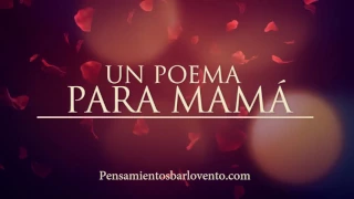 UN POEMA PARA MAMÁ de Iván Domínguez Acosta