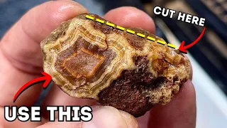 How to cut agates by reading banded windows!