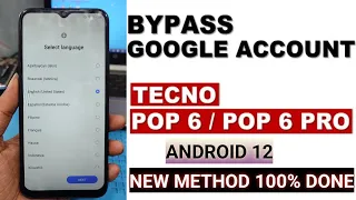 Tecno Pop 6/Pop 6 Pro (BE6/BE7/BE8) Frp Bypass Android 12 Without PC .(YouTube). gsm bole heart.2023