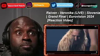 Raiven - Veronika (LIVE) | Slovenia 🇸🇮 | Grand Final | Eurovision 2024| REACTION