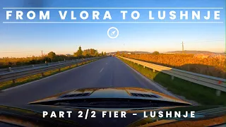 Car Drive Vlorë - Lushnje | Part 2/2 Fier - Lushnje - 🇦🇱 Albania