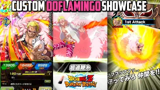 DOFLAMINGO IN DOKKAN!.... Custom Doflamingo Showcase | Dragon Ball Z Dokkan Battle