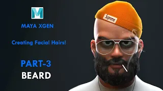 Maya Xgen!! Creating Facial Hairs. Part-3(BEARD)