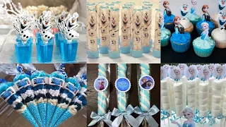 ❄️35 IDEIAS DECORAÇÃO FESTA FROZEN SIMPLES E BARATA