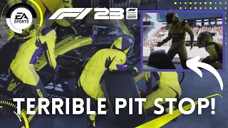 Aiden’s Massive Pit Stop Mistake FULL Cutscene | F1 23 Gameplay