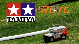 Tamiya CC-02 landrover, no lap records, but 100% fun